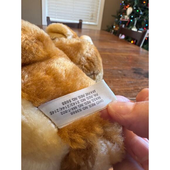 House of Lloyd Red Nosed Reindeer Plush with Candy Cane Christmas 12" - Picture 7 of 8